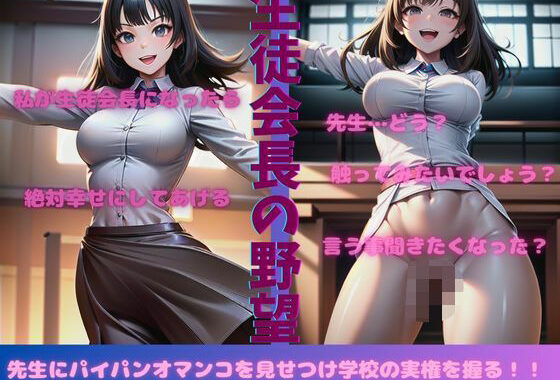 生徒会長の枕営業・・・先生にパイパンのおまんこを見せつけていた・・・【無料エロ漫画】d_548948…無料で読む