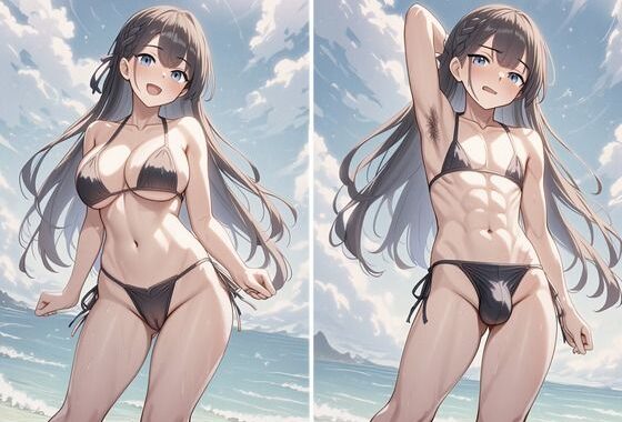 【150枚】女の子が男の娘になっちゃう画像集【無料エロ漫画】d_556544…無料で読む