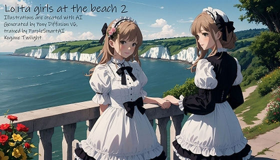 海辺のロ○ィタ少女イラスト集2【無料エロ漫画】d_559194…無料で読む