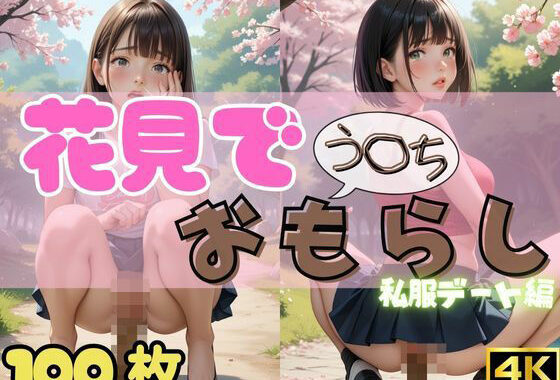 【100枚・4K】花見デートで我慢できずうんちおもらし （私服ver.）【無料エロ漫画】d_561989…初回クーポンあり