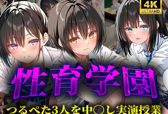 性育学園  つるぺた3人を中〇し実演授業【無料エロ漫画】d_563499…無料で読む