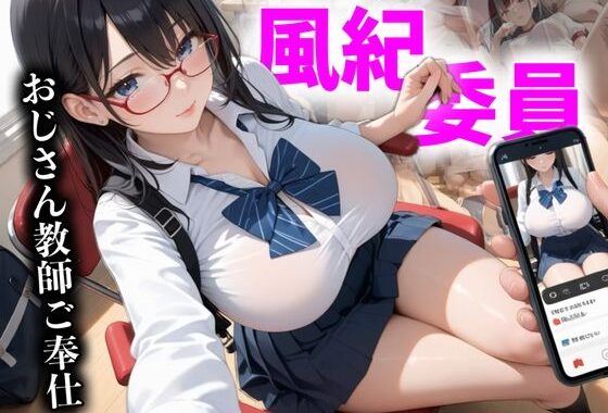 真面目な風紀委員がおじさん教師をご奉仕してた【無料エロ漫画】d_563541…実質無料