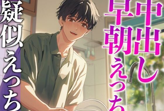 朝から発情する年上大人彼氏〜キッチンで立ちバック生中出し〜（CV:がく×シナリオ:咲夜）【無料エロ漫画】d_565498…無料で読む