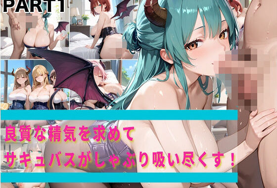 【PART1】良質な精気を求めてサキュバスがしゃぶり吸い尽くす！【無料エロ漫画】d_566056…割引クーポンで超お得に