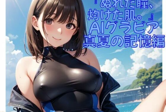 『ぬれた瞳、灼けた肌。』AIグラビア・真夏の記憶編【無料エロ漫画】d_570091…実質無料