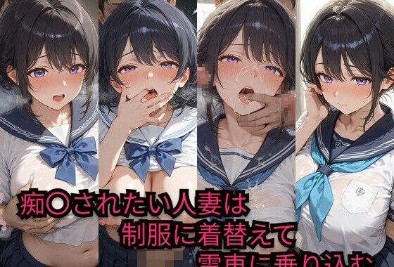 痴〇されたい人妻は制服に着替えて電車に乗り込む【無料エロ漫画】d_570584…無料で読む
