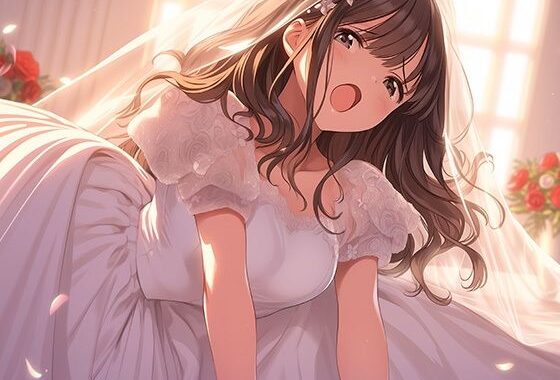純白の陶酔 〜ウエディングドレスに抱かれる至福の瞬間〜（ドレス美少女38）【全年齢対応版】【無料エロ漫画】d_576168…無料で読む