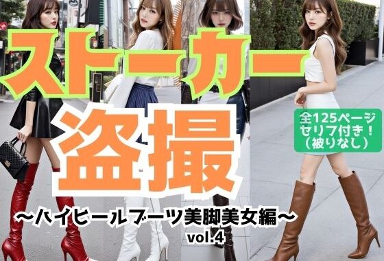 ストーカー盗撮〜ハイヒールブーツ美脚美女編〜 vol.4（最終巻）【無料エロ漫画】d_578047…実質無料