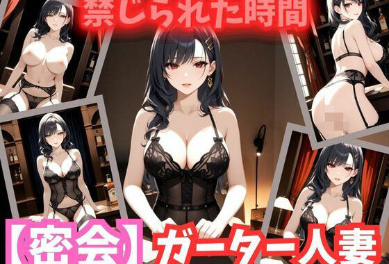 秘密書斎に囚われた巨乳人妻 〜ガーターに滲む蜜の誘惑〜」【無料エロ漫画】d_578460…初回クーポンあり