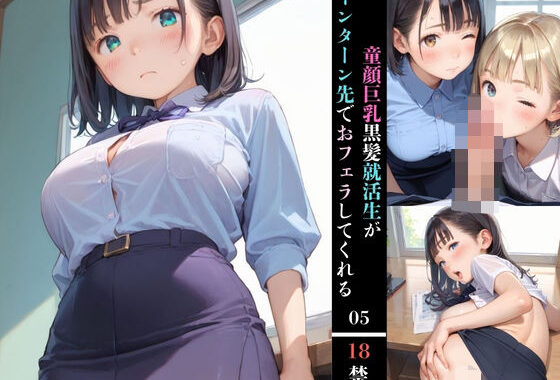 童顔巨乳黒髪就活生がインターン先でおフェラしてくれる05【無料エロ漫画】d_579575…初回クーポンあり