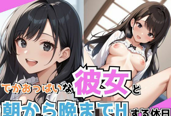 でかおっぱいな彼女と朝から晩までHする休日【無料エロ漫画】d_582740…実質無料