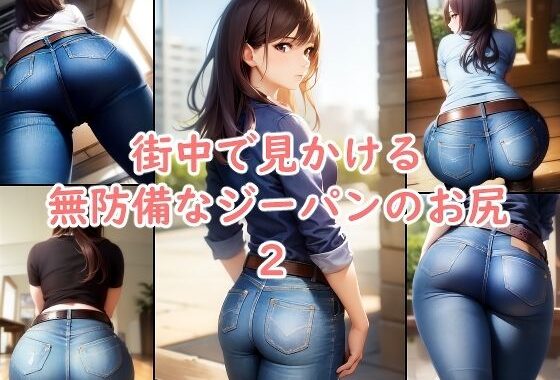 街中で見かける無防備なジーパンのお尻 2【無料エロ漫画】d_583086…実質無料