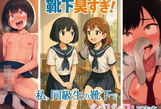 靴下臭すぎ！-私、同級生の靴下でシコシコしてます。【無料エロ漫画】d_583430…初回クーポンあり