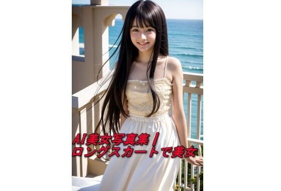 AI美女写真集┃ロングスカートで美女【無料エロ漫画】d_586374…実質無料