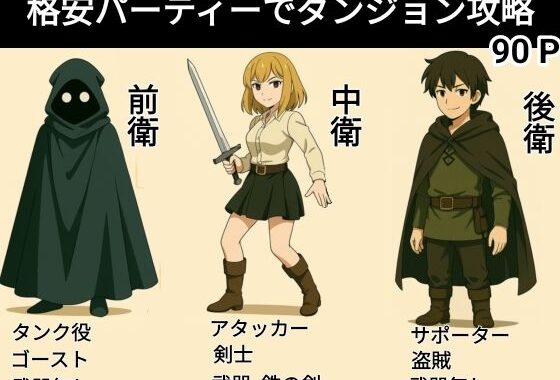 格安パーティーでダンジョン攻略【無料エロ漫画】d_587384…実質無料