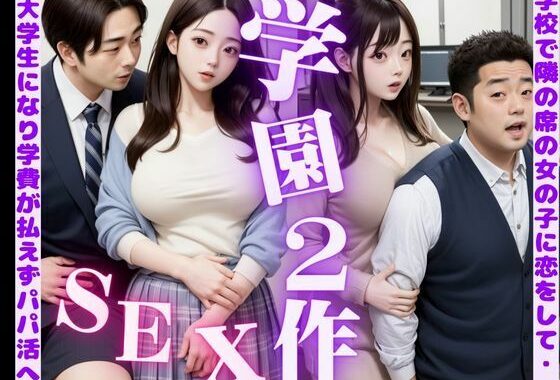 学園物語〜学校で隣の席の女の子に恋をしてストーカーになる、大学生になり学費が払えずパパ活をしてみた！2作品合同【無料エロ漫画】d_596117…初回クーポンあり