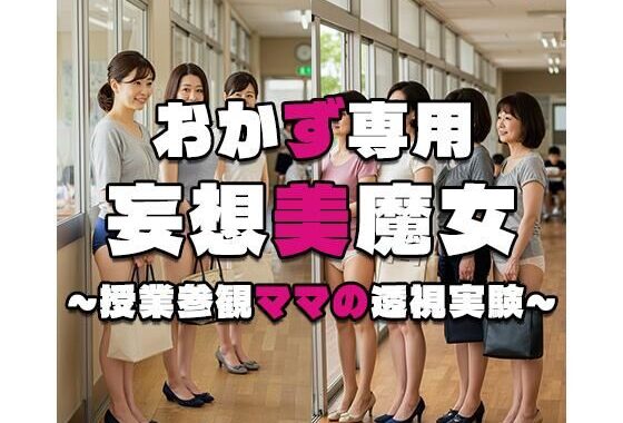 【おかず専用】妄想美魔女〜授業参観ママの透視実験10〜【無料エロ漫画】d_553816…実質無料
