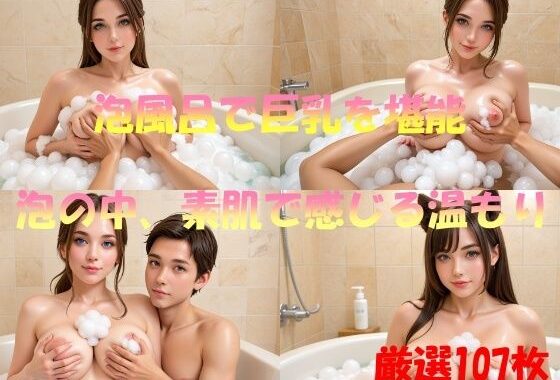 泡風呂で巨乳を堪能  泡の中、素肌で感じる温もり【無料エロ漫画】d_554994…初回クーポンあり