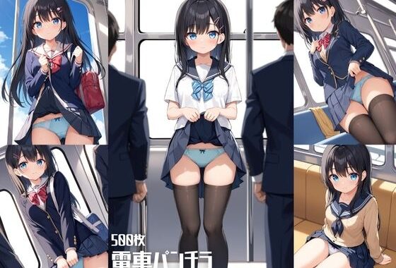 電車パンチラ【500枚】【無料エロ漫画】d_586246…無料で読む