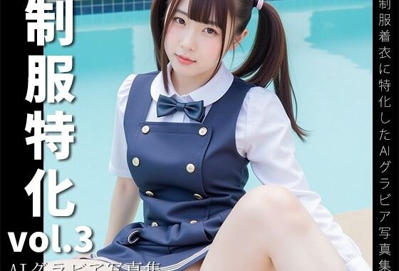 制服特化 vol.3 -AIグラビア写真集-【無料エロ漫画】d_588884…実質無料