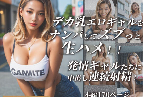 デカ乳エロギャルをナンパしてズブっと生ハメ！！発情ギャルたちに中出し連続射精！【無料エロ漫画】d_592089…無料で読む