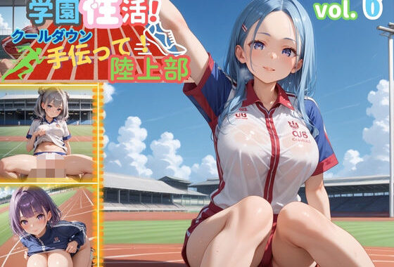 学園性活！クールダウンに手伝って！陸上部 vol.6【運動着美少女の厳選CG300枚収録】【無料エロ漫画】d_592592…実質無料