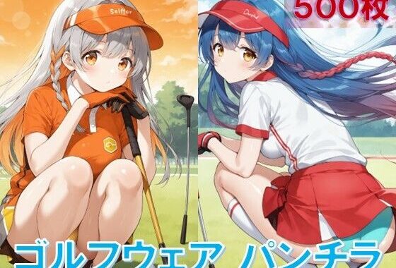 ゴルフウェアでしゃがみパンチラ【無料エロ漫画】d_592632…初回クーポンあり