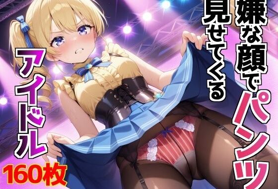 嫌な顔でパンツ見せてくるアイドル【無料エロ漫画】d_593515…実質無料