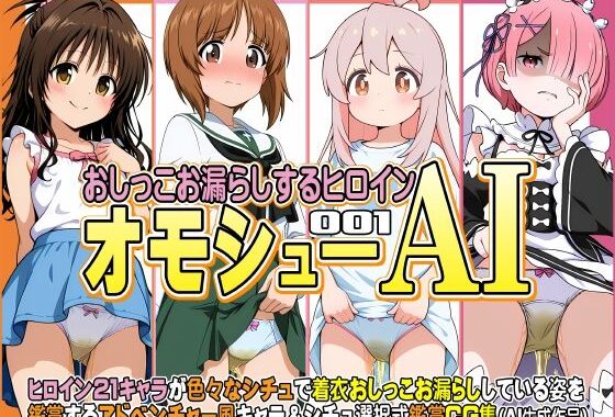 オモシューAI おしっこお漏らしするヒロイン001【無料エロ漫画】d_594423…実質無料