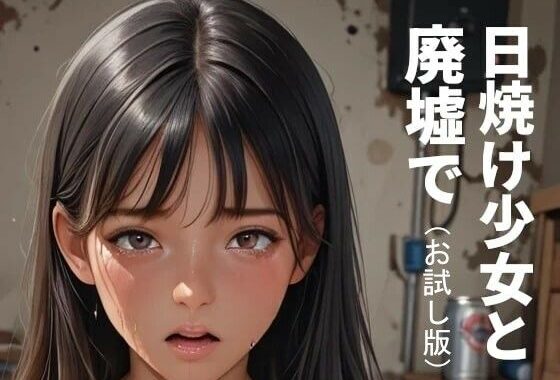 日焼け少女と廃墟で（お試し版）【無料エロ漫画】d_594918…実質無料