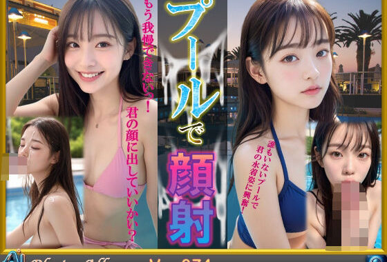 プールで顔射【無料エロ漫画】d_595413…実質無料