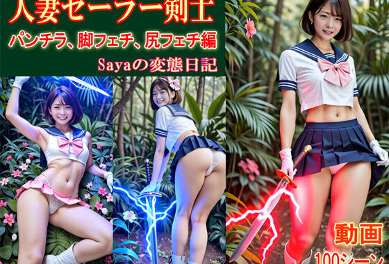【スマホ動画】人妻美女セーラー剣士Saya/パンチラ・脚フェチ・尻フェチ編【無料エロ漫画】d_597212…実質無料