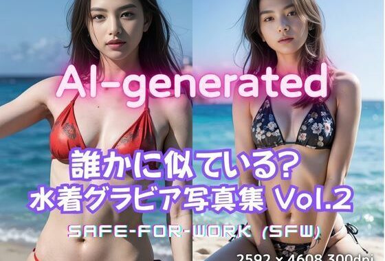 【AI実写】誰かに似ている？ 【実写風AI水着グラビア】Vol.2【無料エロ漫画】d_598452…実質無料