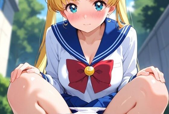 セーラー戦士屋外放尿集【無料エロ漫画】d_598493…実質無料