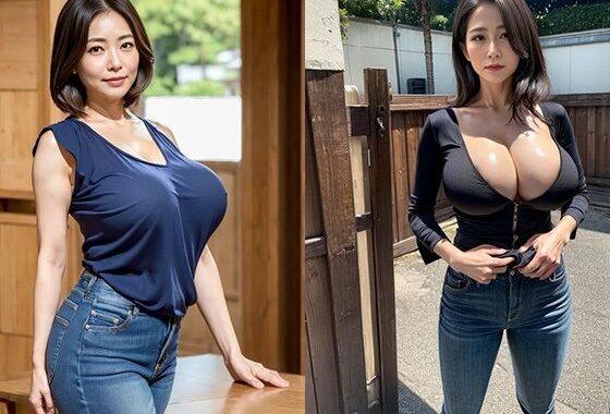 巨乳熟女とジーンズ【無料エロ漫画】d_599646…初回クーポンあり