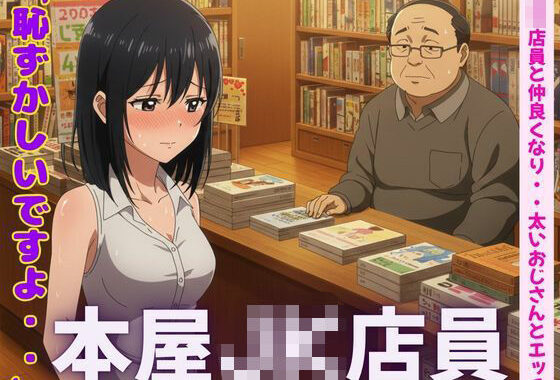 本屋のJK店員と仲良くなり、太いおじとセックスしまくる【無料エロ漫画】d_600430…無料で読む