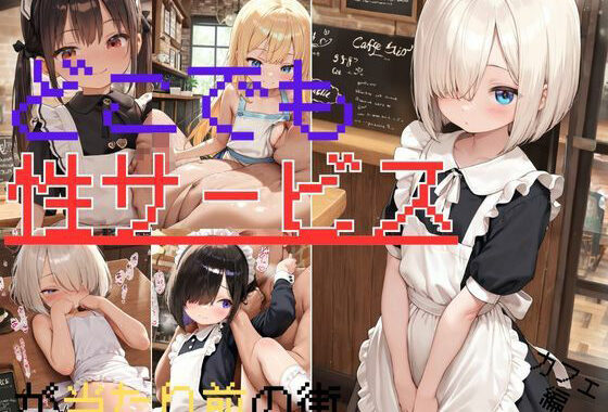 どこでも性サービスが当たり前の街！カフェ編【無料エロ漫画】d_602207…無料で読む