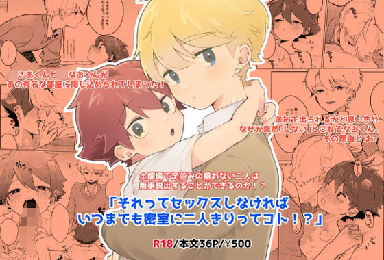 それってセックスしなければいつまでも密室に二人きりってコト！？【無料エロ漫画】d_607559…初回クーポンあり