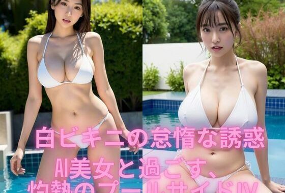 白ビキニの怠惰な誘惑 AI美女と過ごす、灼熱のプールサイド  IV【無料エロ漫画】d_607986…初回クーポンあり