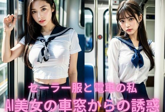 セーラー服と電車の私 AI美女の車窓からの誘惑【無料エロ漫画】d_607992…無料で読む