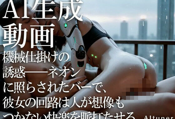 機械仕掛けの誘惑――ネオンに照らされたバーで、彼女の回路は人が想像もつかない快楽を脈打たせる【無料エロ漫画】d_608206…実質無料