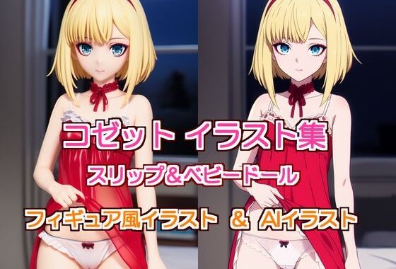 AIイラスト＆フィギュア風AIイラスト  コゼット・シュナイダー スリップ＆ベビードール イラストセット集【無料エロ漫画】d_608271…実質無料