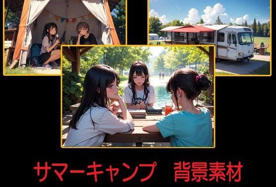 サマーキャンプ  背景素材【無料エロ漫画】d_608780…実質無料