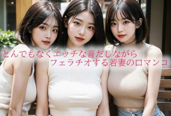 とんでもなくエッチな音だしながらフェラチオする若妻の口マンコ【無料エロ漫画】d_609344…実質無料