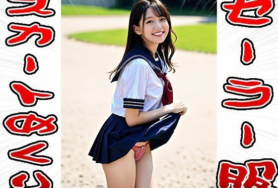 【スカートめくり】セーラー服【無料エロ漫画】d_611589…初回クーポンあり