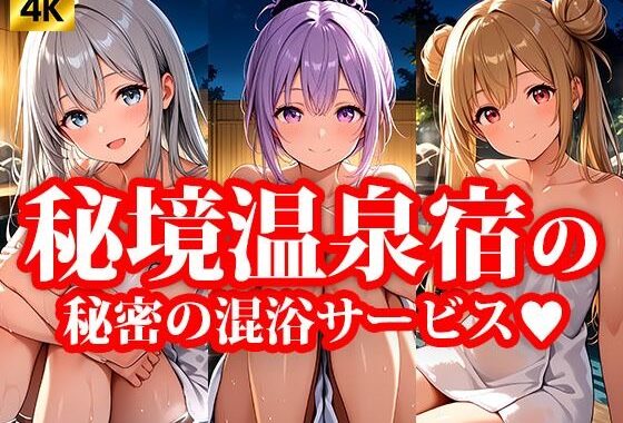 4Kイラスト 秘境温泉宿 秘密のえっちな混浴サービス【無料エロ漫画】d_612678…割引クーポンで超お得に