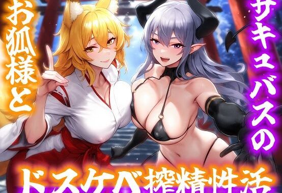 お狐様とサキュバスのドスケベ搾精性活【無料エロ漫画】d_534964…無料で読む