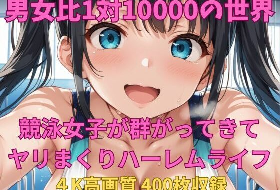 男女比1対10000の世界 競泳女子とセックスし放題でちんぽが乾く暇もないヤリ放題ハーレムライフ！！【無料エロ漫画】d_614506…割引クーポンで超お得に