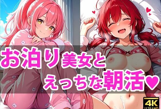 お泊り美女達とえっちな朝活しちゃうお話【無料エロ漫画】d_615087…無料で読む