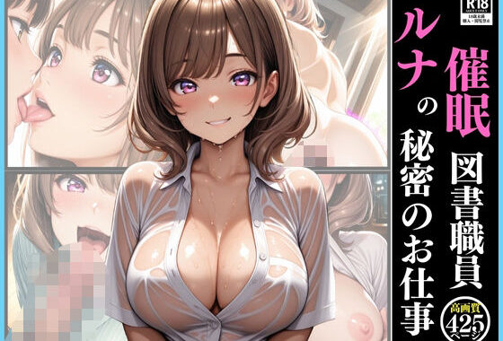 催●  図書職員  ルナの秘密のお仕事【無料エロ漫画】d_615142…割引クーポンで超お得に